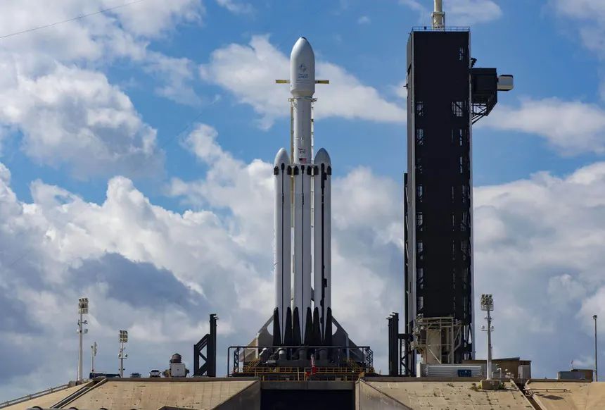 Falcon Heavy launch vehicle, operated by SpaceX