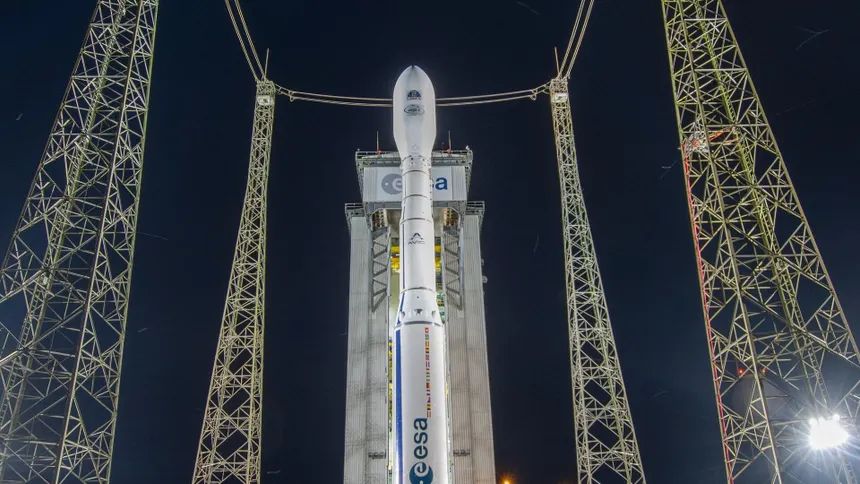 Vega C launch vehicle, operated by Arianespace / ArianeGroup